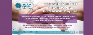 Lee más sobre el artículo Asesoramiento Previsional en SADOP Capital