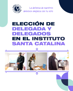 Lee más sobre el artículo Elección de delegada y delegados en el Santa Catalina