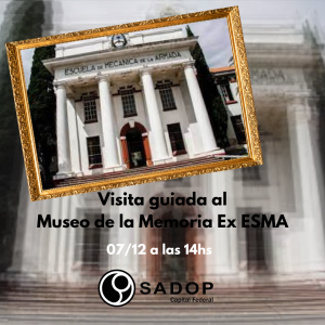 Lee más sobre el artículo <strong>Visita Guiada al  Museo de la Memoria Ex ESMA</strong>