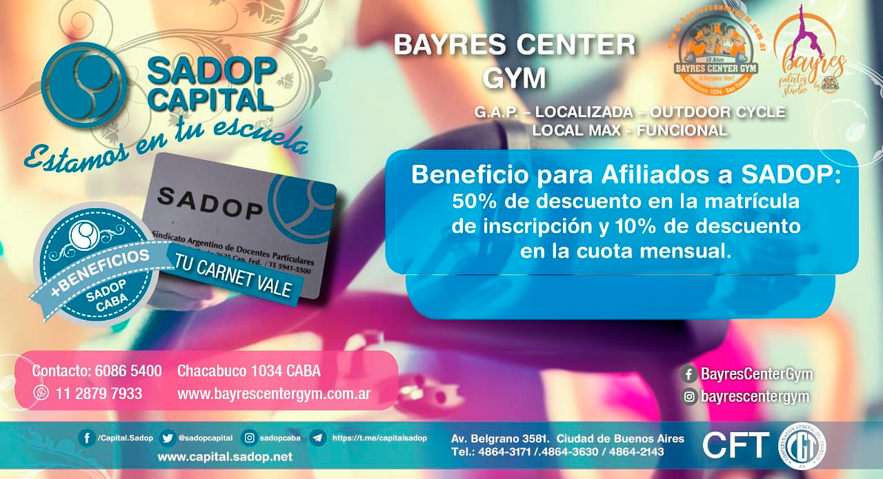 En este momento estás viendo Descuentos exclusivos en Bayres Center Gym y Estudio Coghlan de yoga y salud