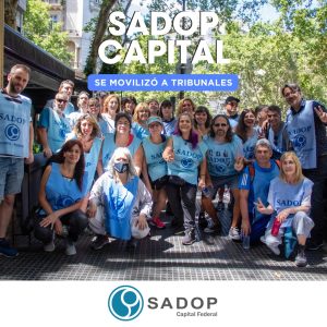Lee más sobre el artículo <strong>SADOP Capital se movilizó contra el decretazo de Milei</strong>