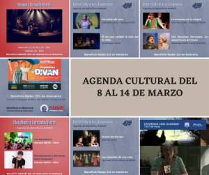 Lee más sobre el artículo Agenda cultural del 7 al 14 de marzo