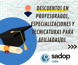 Lee más sobre el artículo Descuentos en profesorados, especialización y tecnicatura