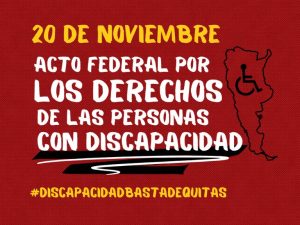 Lee más sobre el artículo Acto Federal por los derechos de las personas con discapacidad