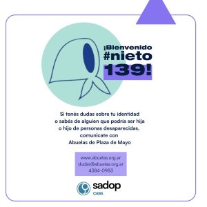 Lee más sobre el artículo La memoria vence al olvido: la restitución del nieto 139 y un grito contra el negacionismo