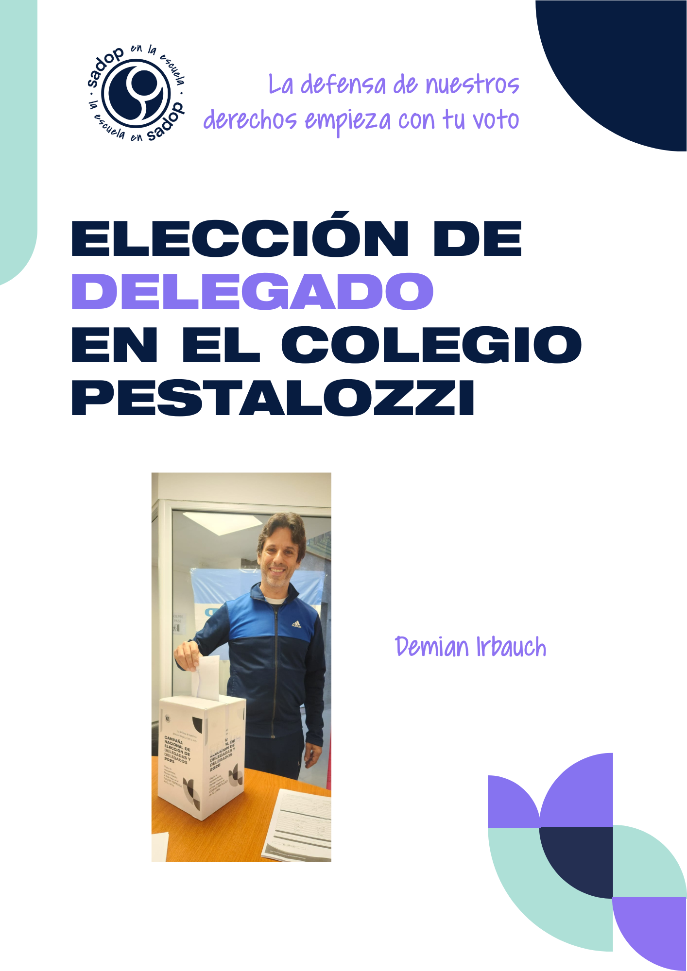 En este momento estás viendo Elección de delegado en el Colegio Pestalozzi